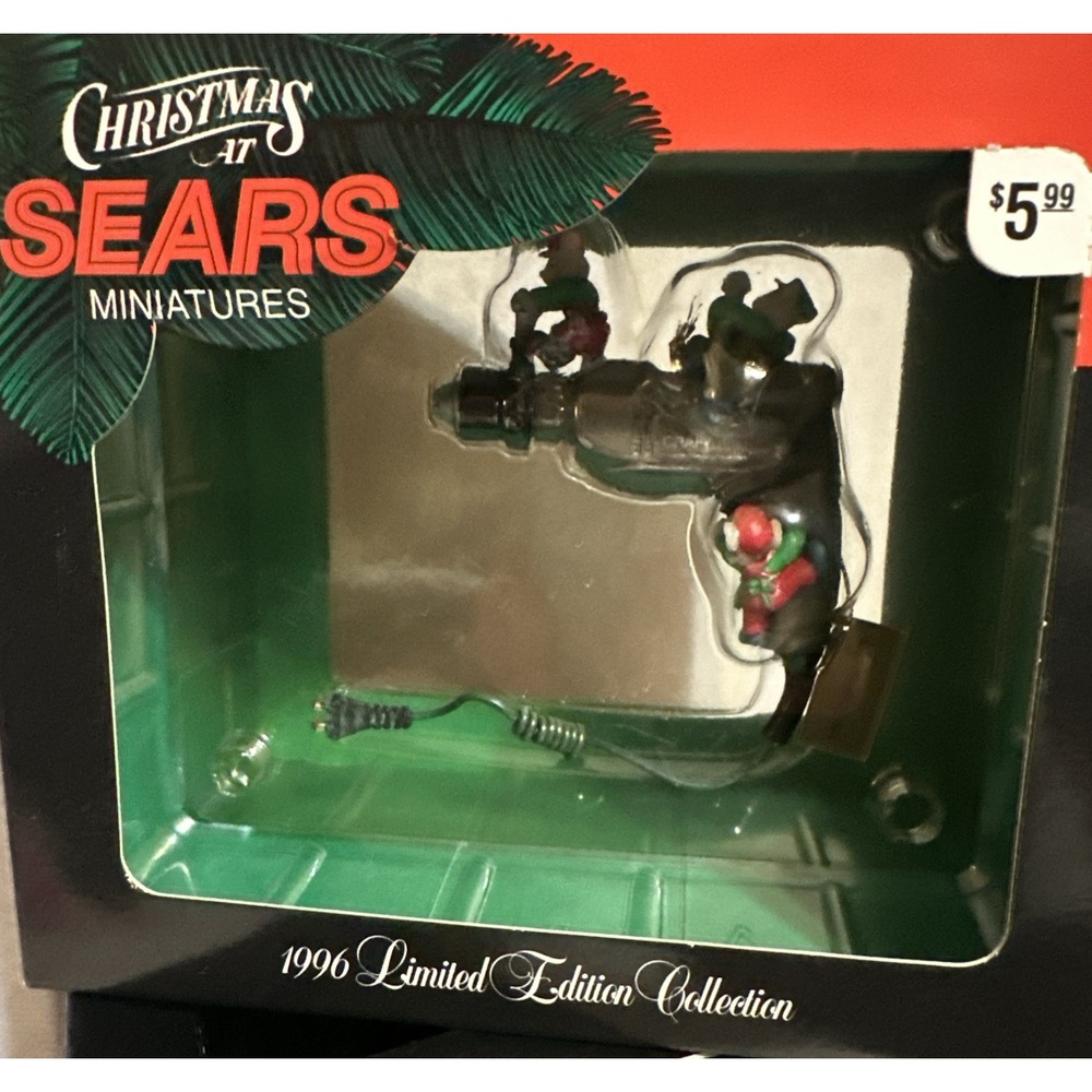 1996 Christmas at Sears Miniatures Limited Edition Power Drill Ornament